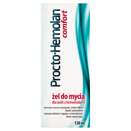 Procto-Hemolan Comfort, washing gel for people with hemorrhoids, 120 ml