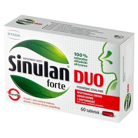 Sinulan Duo Forte, 60 comprimidos