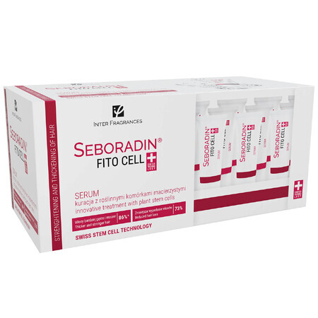 Seboradin FitoCell, suero estimulante del crecimiento capilar, 6 g x 15 tubos