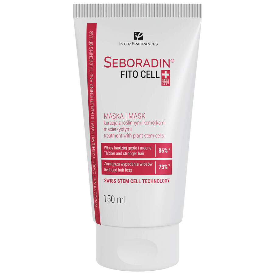 Seboradin FitoCell, Mascarilla capilar fortalecedora con células madre vegetales, 150 ml