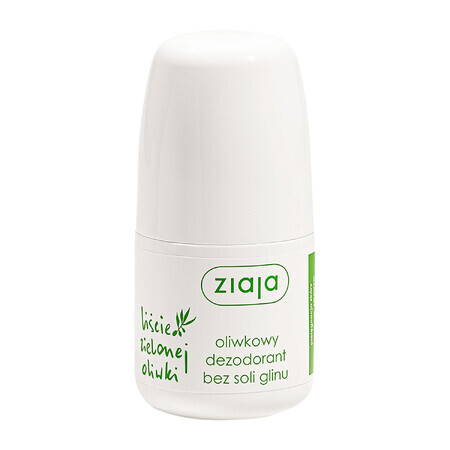 Ziaja Hojas de Olivo Verde, desodorante roll-on, 60 ml