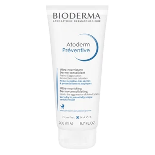 Cremă pentru copii și bebeluși Bioderma Atoderm Préventive, piele atopică, 200 ml, Naos 