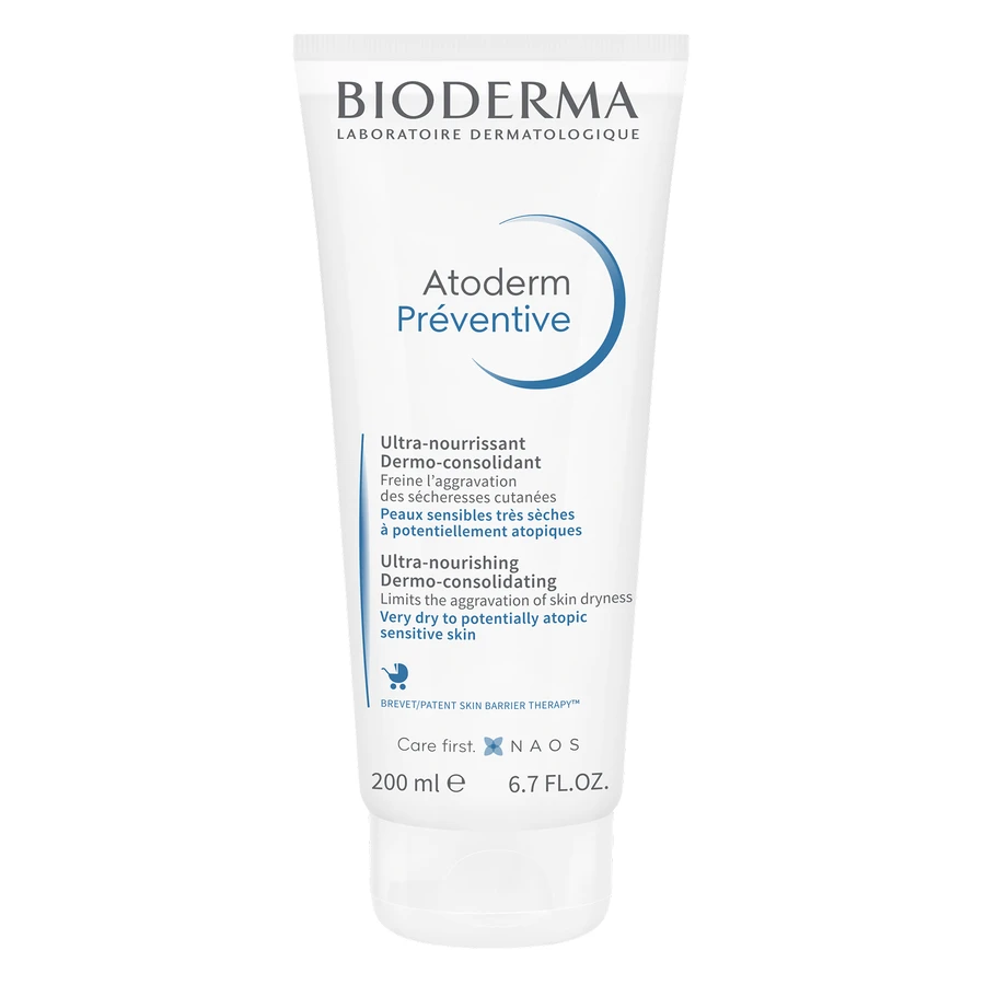 Cremă pentru copii și bebeluși Bioderma Atoderm Préventive, piele atopică, 200 ml, Naos 