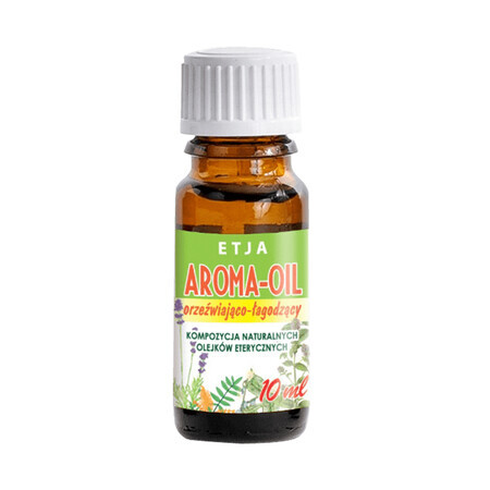 Etja Aroma-Oil, composición de aceites esenciales naturales, refrescante calmante, 10 ml