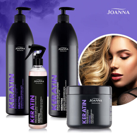 Joanna Professional Keratin, acondicionador reparador, spray, 300 ml