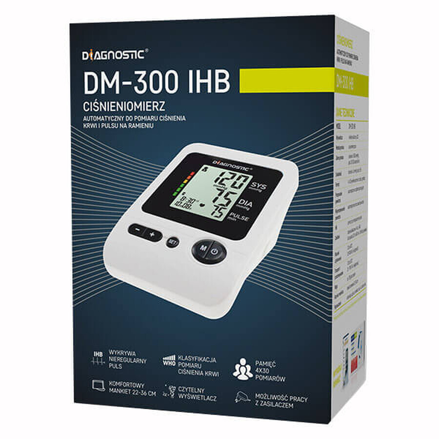 Diagnostische DM-300 IHB, automatische bovenarmbloeddrukmeter