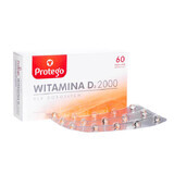 Protego Vitamina D3 2000, 60 cápsulas