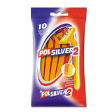 Polsilver, maquinillas de afeitar, desechables, 10 piezas