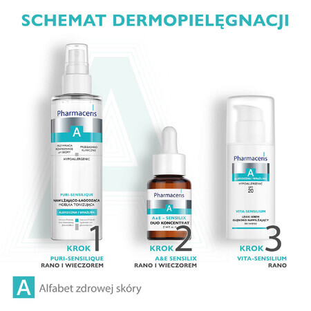 Pharmaceris A A+E-Sensilix, concentrat duo cu vitaminele A și E, 30 ml