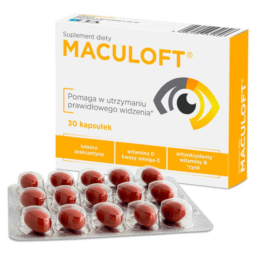 Maculoft, 30 cápsulas