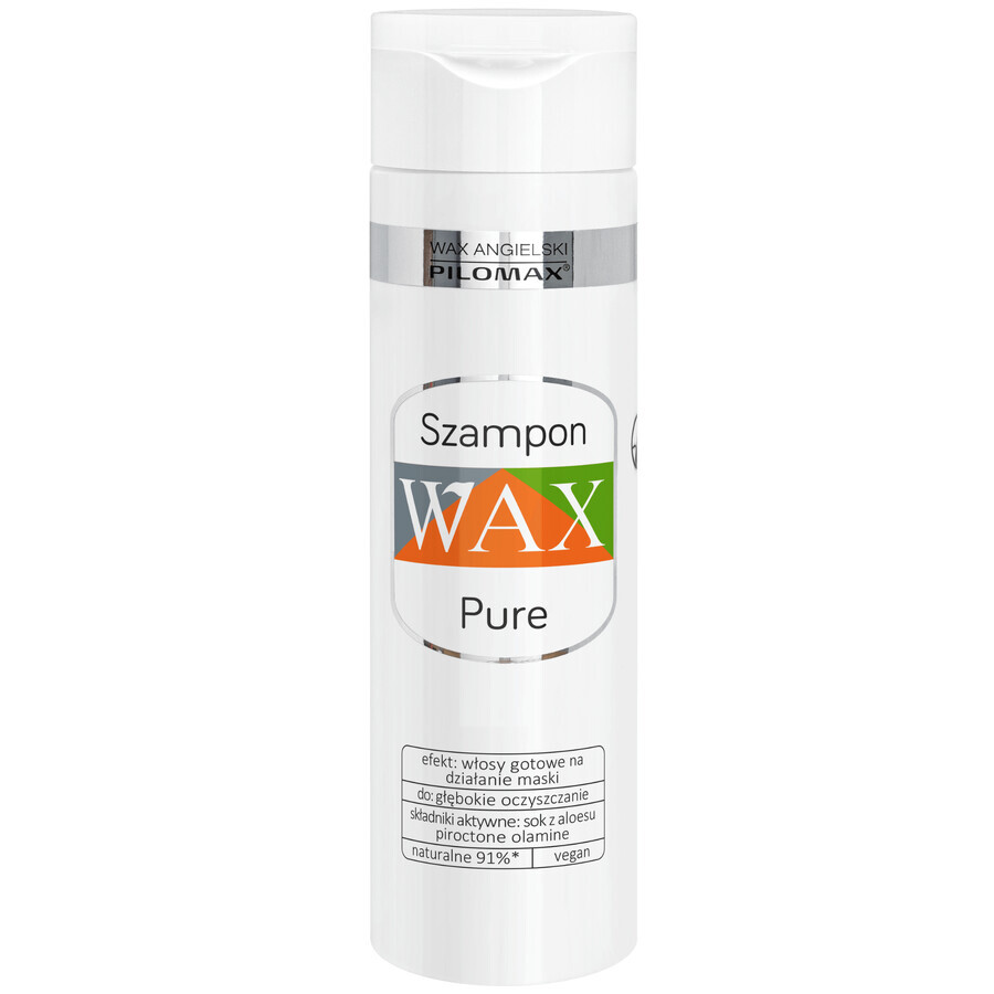 WAX Pilomax Pure, champú de limpieza profunda, 200 ml