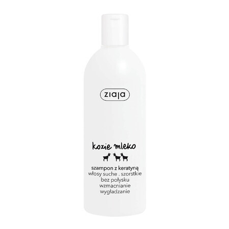 Ziaja Goat Milk, Keratin Shampoo, 400 ml