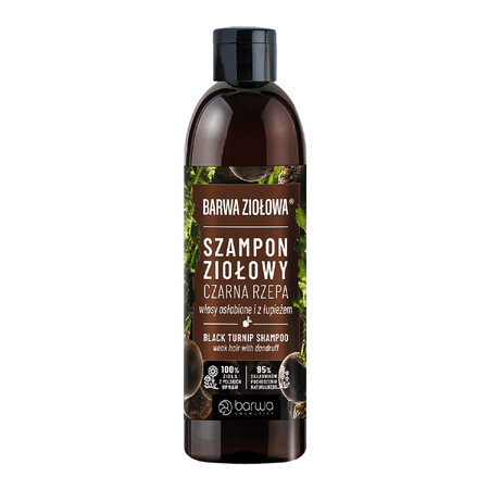 Barwa Ziołowa, shampooing au navet noir, 250 ml