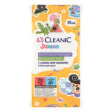 Cleanic Junior, toallitas refrescantes con líquido antibacteriano, aroma chicle, 15 unidades