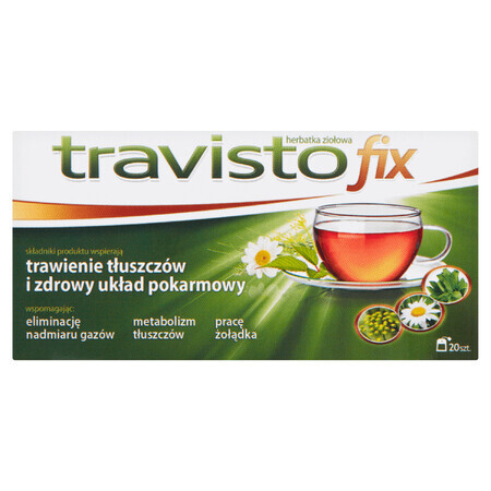 Travisto Fix, tisana, 1,5 g x 20 bolsitas