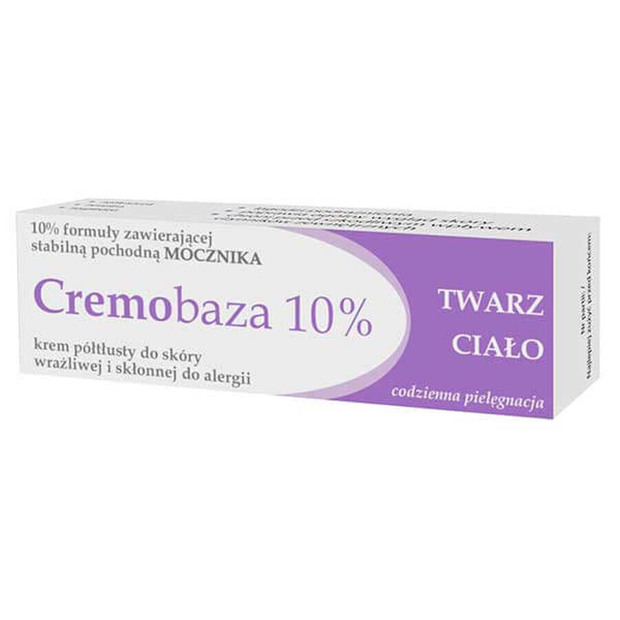 Cremobase 10%, semi-fat cream for sensitive and allergy-prone skin, 30 g