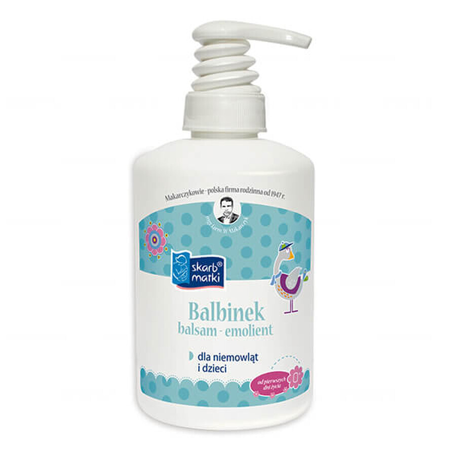 Skarb Matki Balbinek, bálsamo-emoliente para bebés y niños desde el primer día, 275 ml