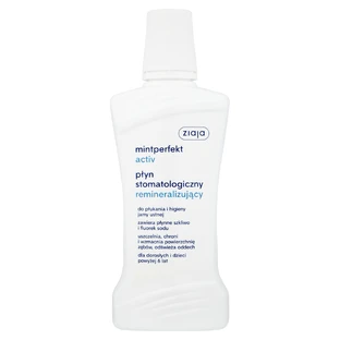 Ziaja Mintperfekt Activ, bain de bouche dentaire, reminéralisant, 500 ml