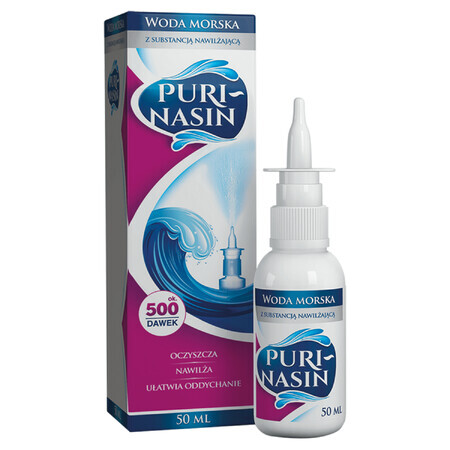 Purinasin, agua de mar con sustancia hidratante, 50 ml