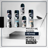 Nivea Men Black & White Invisible, antitranspirante roll-on para hombre, 48h, Original, 50 ml