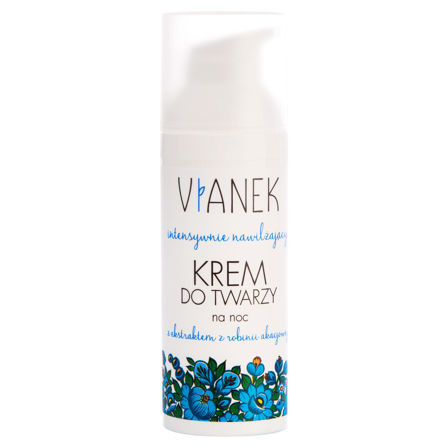 Vianek, crema de noche hidratante intensiva, 50 ml