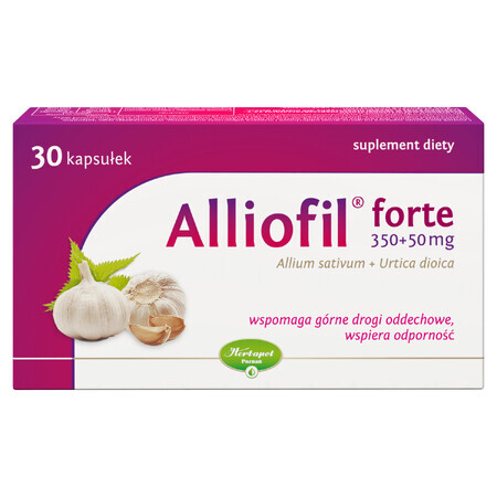 Herbapol Alliofil Forte, 30 cápsulas