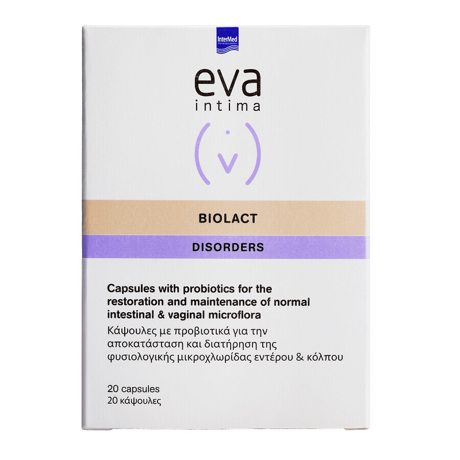 Biolact Eva Intima, 20 gélules, Intermed