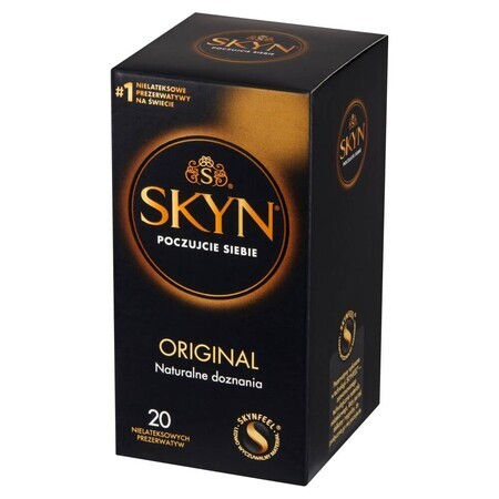 Unimil Skyn Original, latex-free condoms, 20 pieces