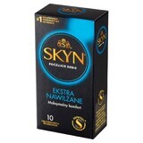 Unimil Skyn Extra Moist, preservativos sin látex, 10 unidades