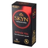 Unimil Skyn Intense Feel, preservativos sin látex con ribete, 10 unidades