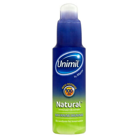 Unimil Natural, gel íntimo hidratante, 100 ml