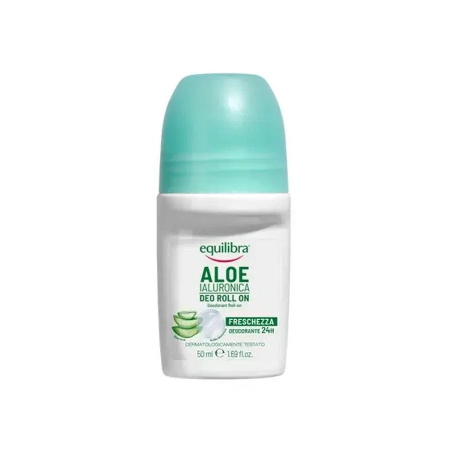 Equilibra Aloe Ialuronica, desodorante en barra de aloe con ácido hialurónico, 50 ml