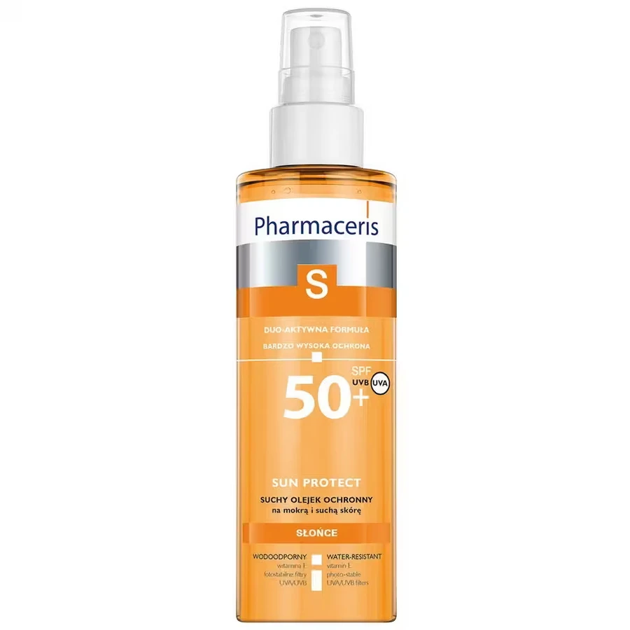 Pharmaceris S Sun Protect suchy olejek ochronny do ciała SPF50+ 200ml: ceny i cechy
