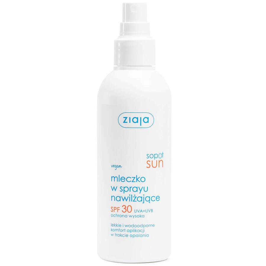 Ziaja Sopot Sun, moisturizing milk, spray, SPF 30, 170 ml