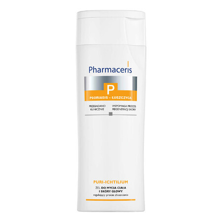 Pharmaceris P Puri Ichtilium, gel limpiador cuerpo y cuero cabelludo, 250 ml