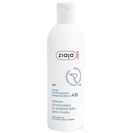 Ziaja Med, Cleansing shampoo for sensitive scalp and neck, 300 ml