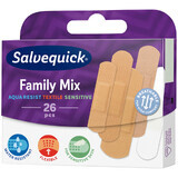 Tiritas Salvequick, Family Mix, 26 piezas