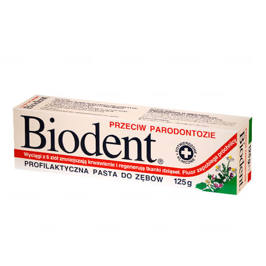 Biodent, toothpaste against periodontitis, 125 g