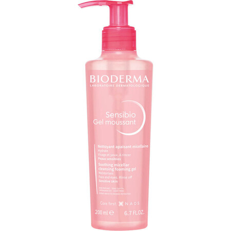 Bioderma Sensibio Reinigungsgel, Sanfte Pflege für empfindliche Haut, 200ml