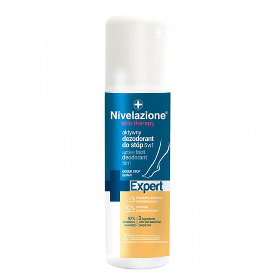 Nivelazione Skin Therapy, Deodorant pentru picioare 5în1, 150 ml