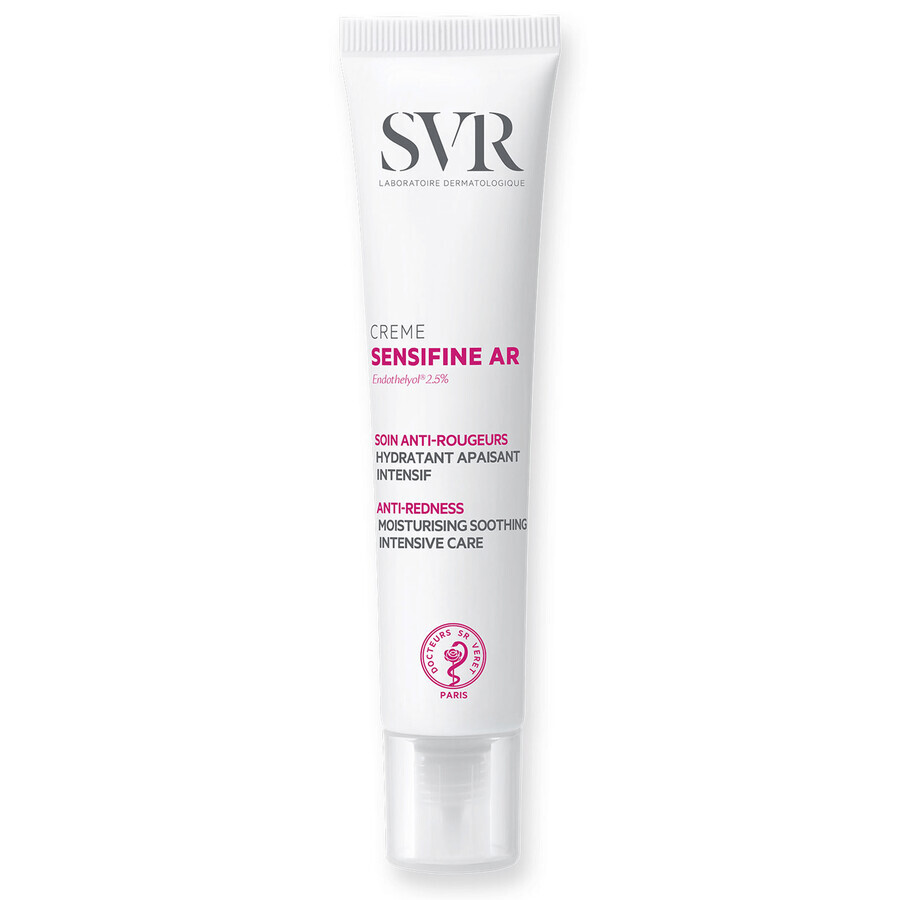 SVR Sensifine AR Creme, crema intensamente hidratante y calmante contra las rojeces, 40 ml