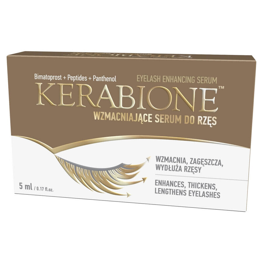 Kerabione, eyelash strengthening serum, 5 ml