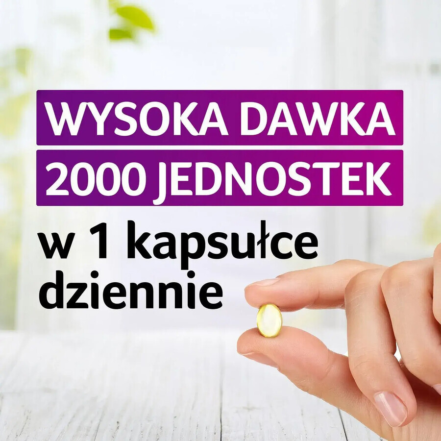 Vigantoletten Max, vitamina D3 2000 UI, 60 cápsulas