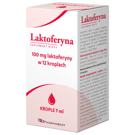 Pharmabest Lactoferrin, gotas orales, 7 ml