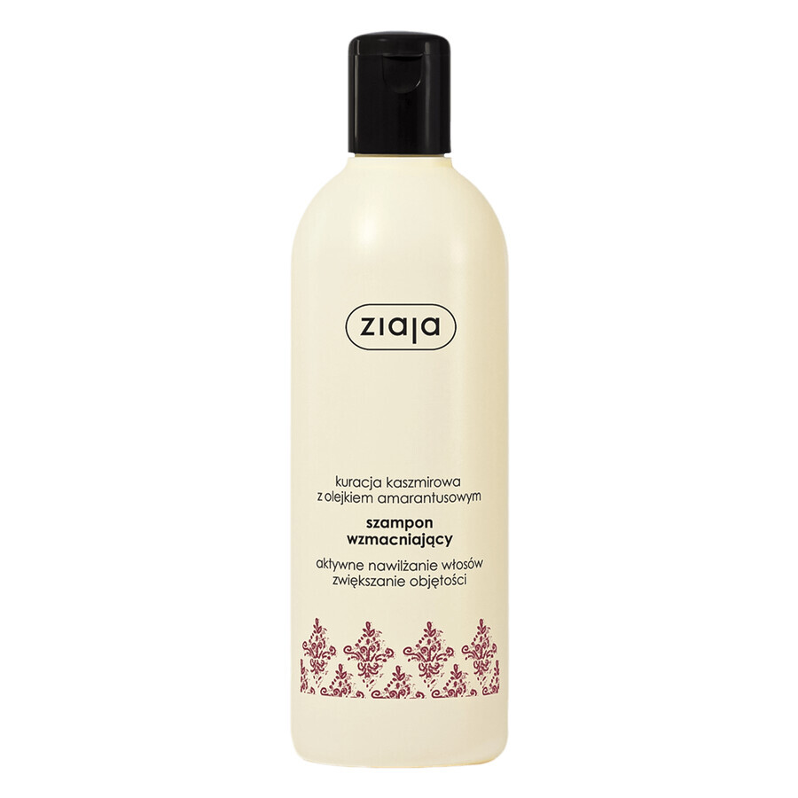 Ziaja, champú fortalecedor, cachemira y aceite de amaranto, 300 ml