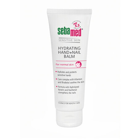 Bálsamo dermatológico para manos y uñas, 75 ml, Sebamed