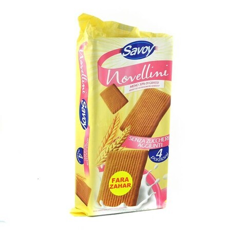 Galletas sin azúcar Novellini, 350 g, Saboya