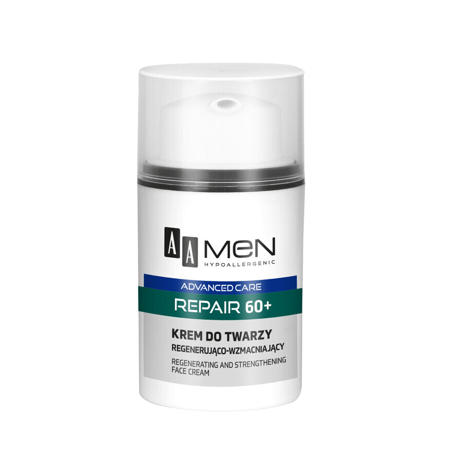 AA Men Repair 60+, crème régénérante et fortifiante pour le visage, 50 ml