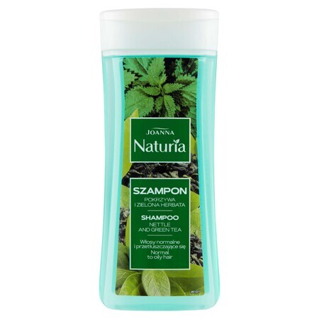 Joanna Naturia, haarshampoo met brandnetel en groene thee, 200 ml