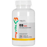 MyVita Vitamina D3 4000 UI Forte, 250 comprimidos